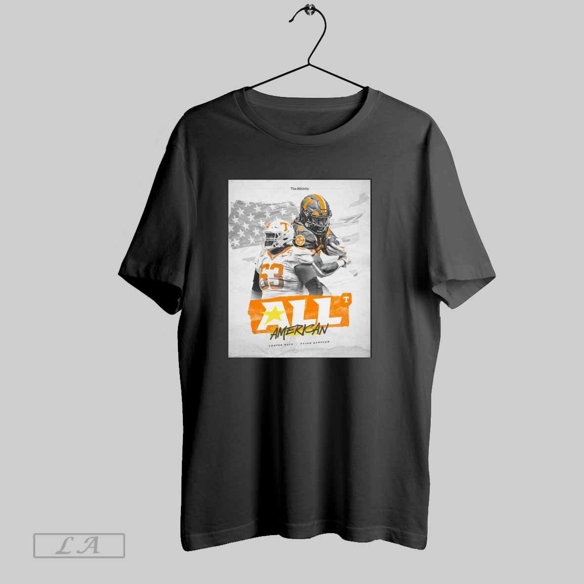 Poster Tennessee Vols The Athletic All America Team Honors For Cooper Mays And Dylan Sampson 2024 T Shirt