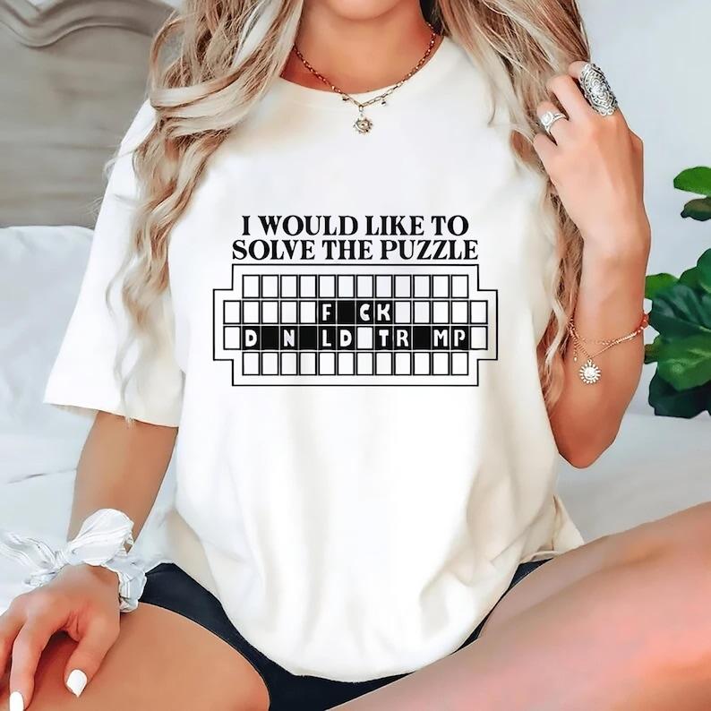 Anti Trump TShirt, Subtle Anti-Trump Top, Biden Harris Tee, Liberal Democrat T-Shirt, Stop Trump, Elections Shirt