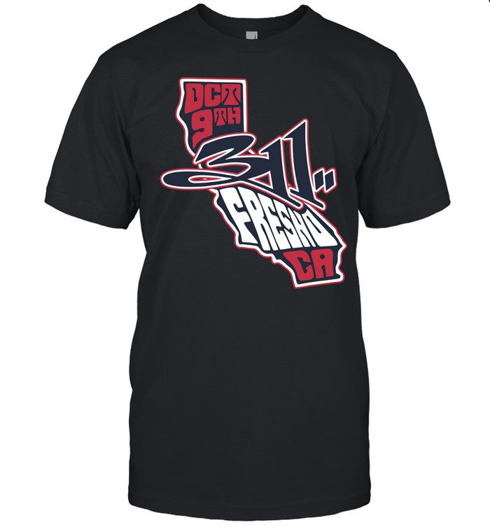 311 October 9 2024 Fresno Fairgrounds In Fresno Ca Tour T-Shirt