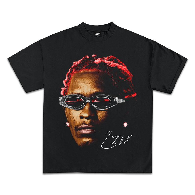 YOUNG THUG RED GRAPHIC T-SHIRT