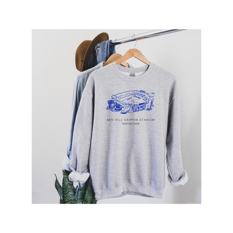 Football Sweatshirt, College Football Stadium Sweatshirt All Teams NCAA, Gifts For Football Fan Sport Classic