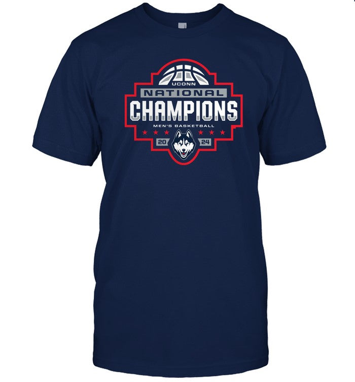 T-Shirt UConn Huskies Basketball National Champions 2024