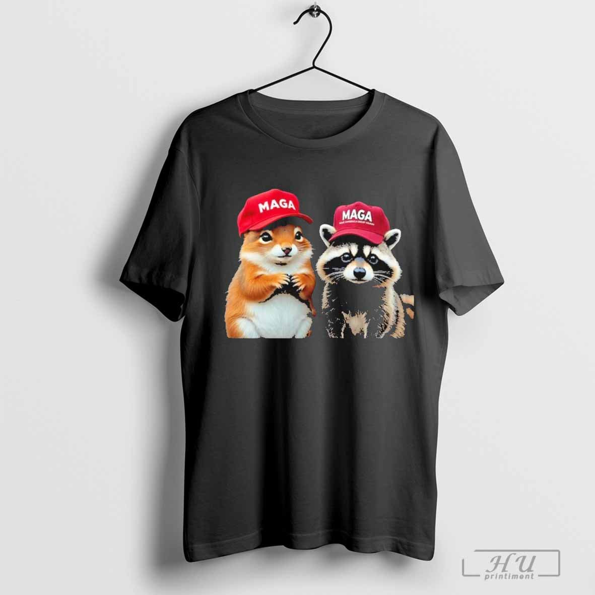 Social Media Star Peanut The Squirrel &amp; Fred The Raccoon T-Shirt