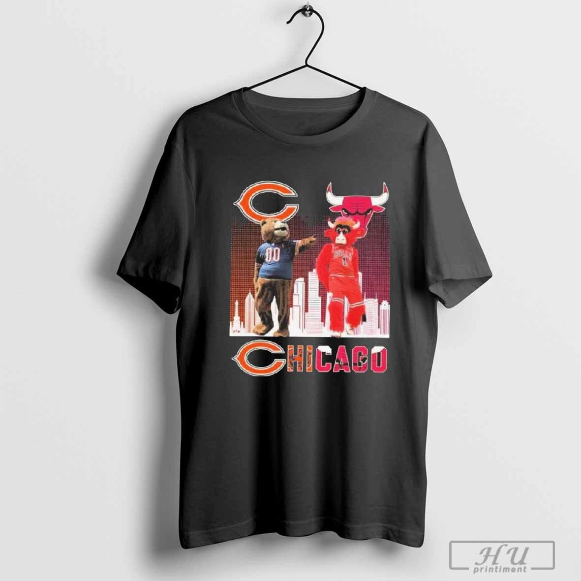 Staley Da Bear X Benny Mascot Chicago Sport Teams T-Shirt