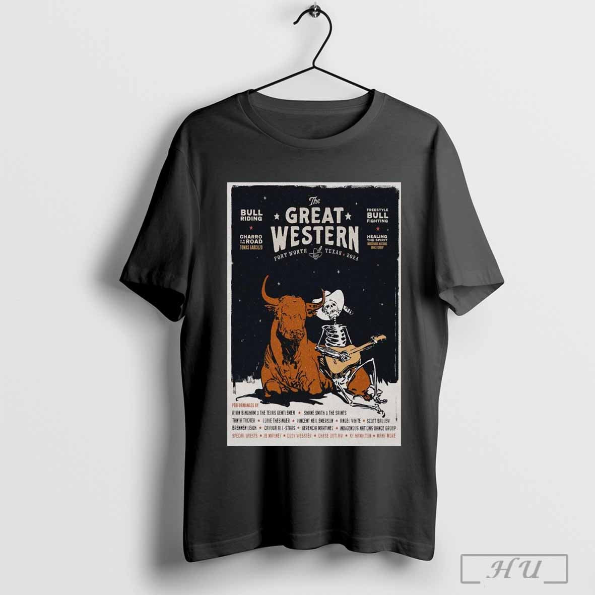 Ryan Bingham The Great Western Festival Oct 12 2024 Fort Worth Tx Poster T Shirt