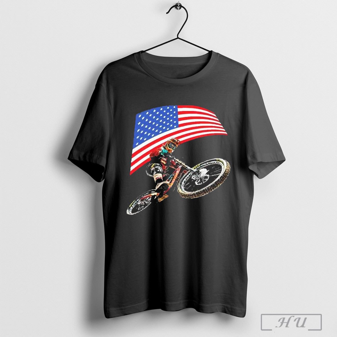 Ride Usa Mountain Bike Patriot Vibes 2025 T Shirt