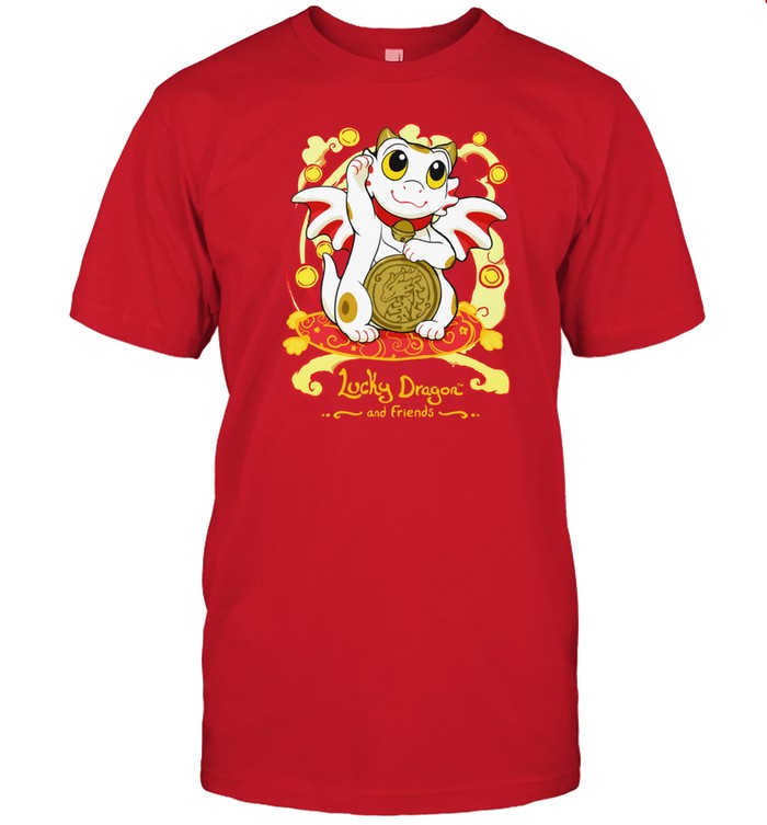 Sixthleafcloverstore Beckoning Lucky Dragon Shirt