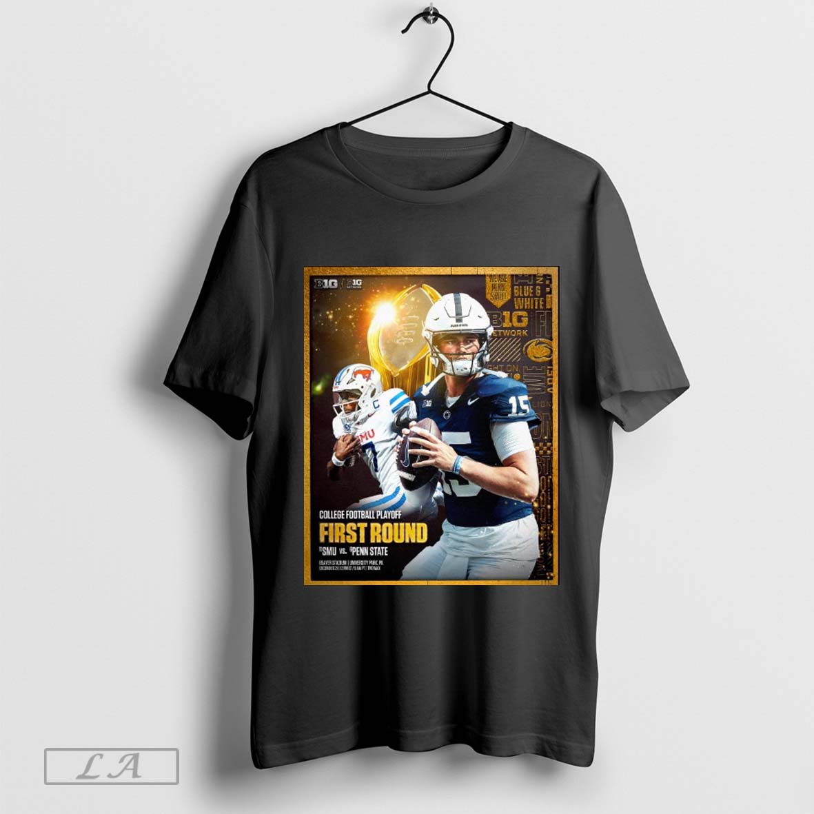 Smu Mustangs Vs Penn State Nittany Lions College Football Playoff First Round Beaver Stadium University Park Pa Dec 21 Poster T Shirt