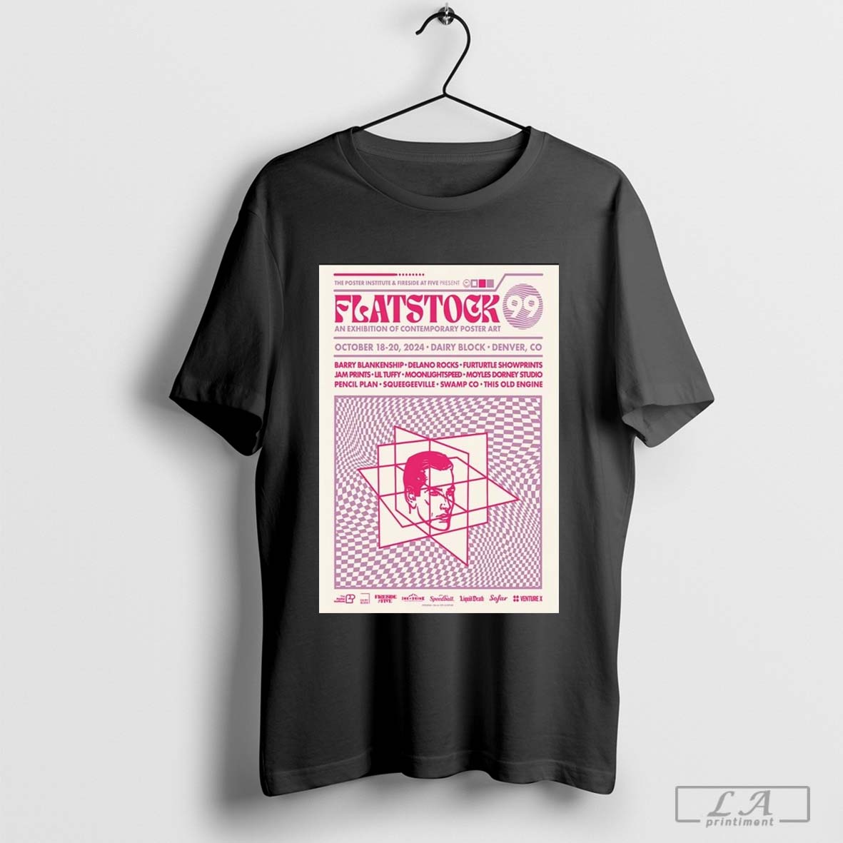 Poster Flatstock 99 October 18-20 2024 Denver CO Show t-shirt