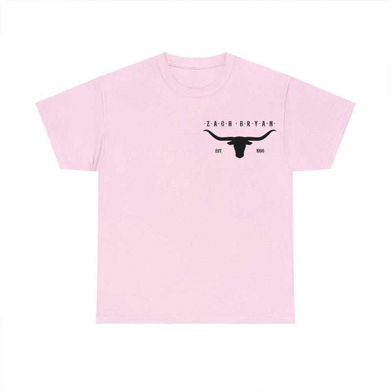 H0w Lucky We're Both Sides Tee, Bullhead Western Graphic Tee, Country Fans Apparel, Unisex Short Sleeve Tee Shirt, Casual Clothing