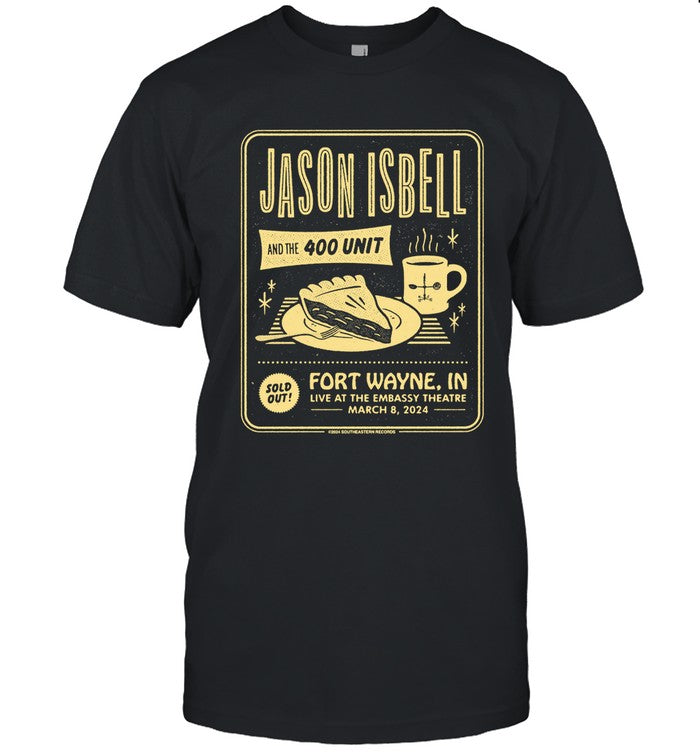 Jason Isbell And The 400 Unit Embassy Theatre Fort Wayne Indiana Mar 8 2024 Shirt
