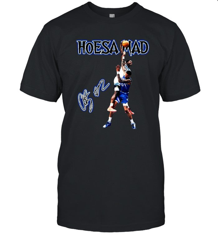 Awesome Hoes Mad Anthony Edwards' Dunk Over John Collins T-Shirt