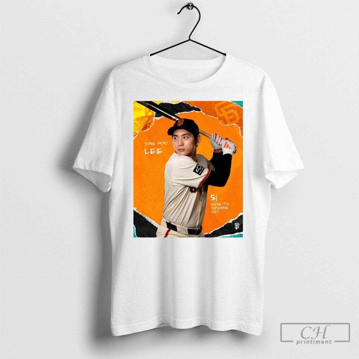 San Francisco Giants Baseball Jung Hoo Lee 51 Days To Opening Day Shirt Poster