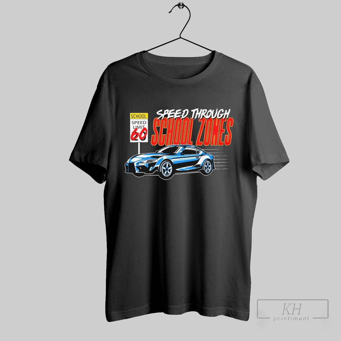 School Zone Speed Through School Speed Limit 60 T Shirts