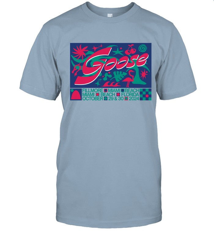 Gooose At Fillmore Miami Beach In Miami, FL On Oct 29-30 2024 T Shirt