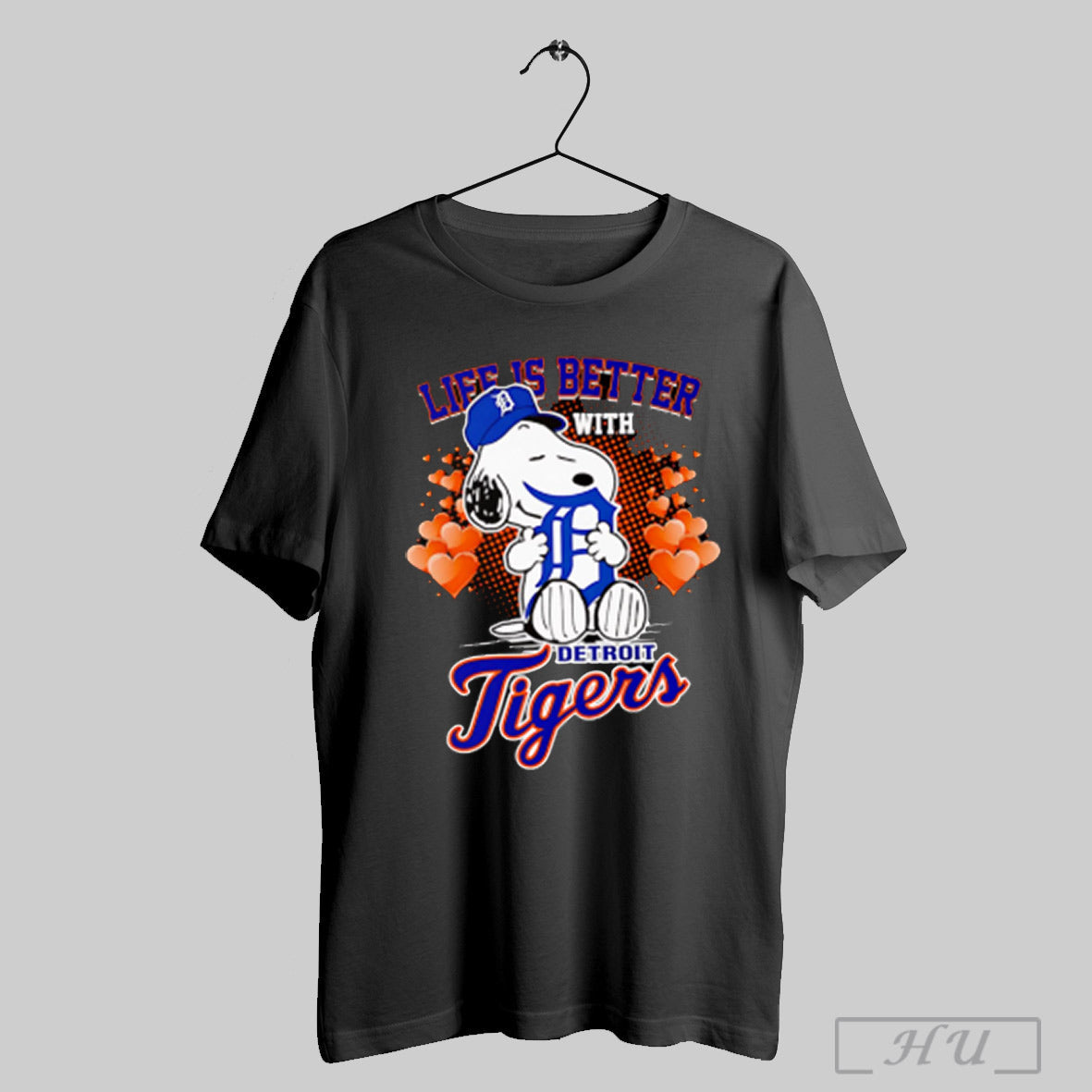 Snoopy Life Is Better With Detroit Tigers T Shirt Sweatshirt