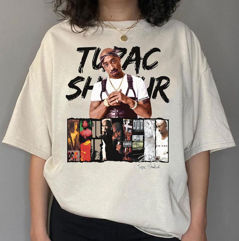 Rapper Hip Hop T Shirt, 2pac Rapper Shirt, Hip Hop 90s Tee, Unisex Short Sleeve Tee