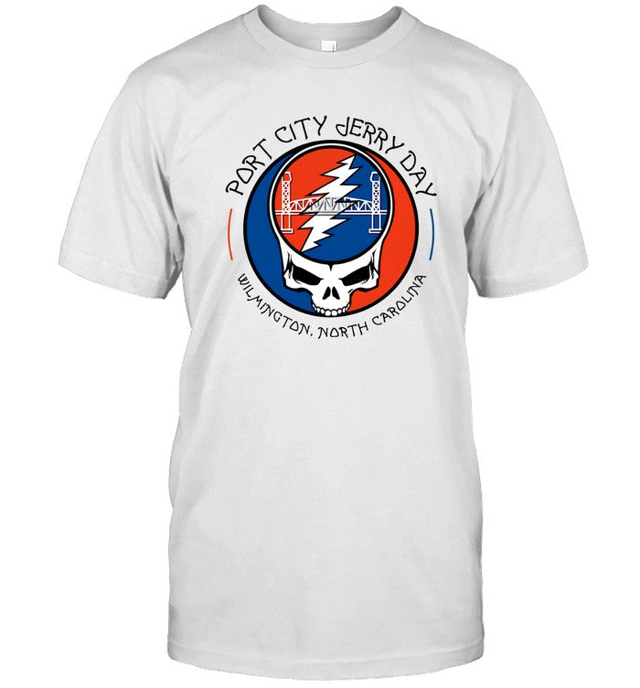 Port City Jerry Day September 14, 2024 Greenfield Lake Amphitheater, Wilmington NC Tee
