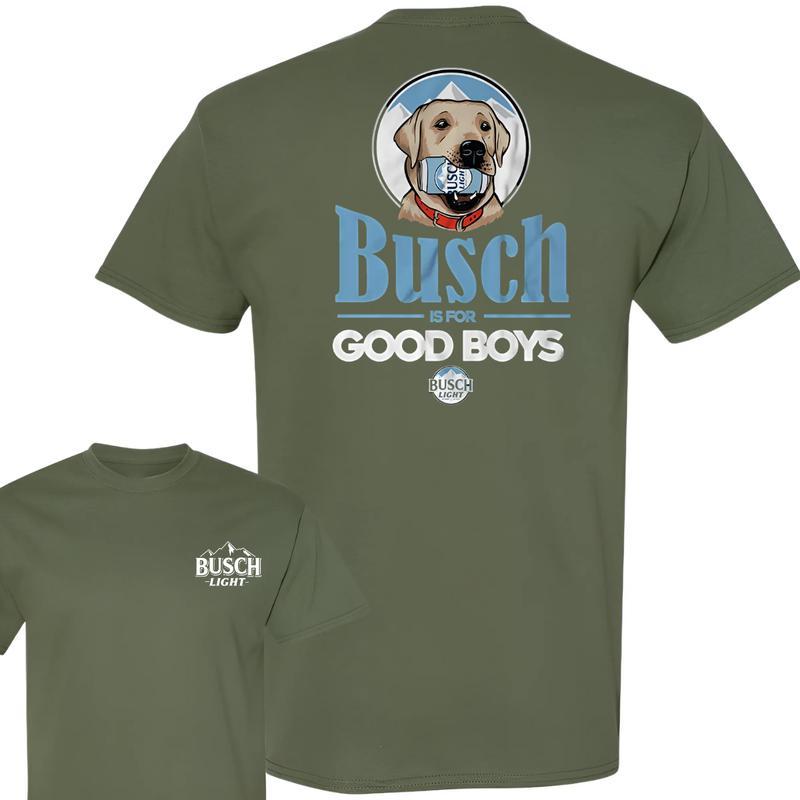 BUSCH LIGHT, BEER, Busch Is For The Good Boys Tshirt, Busch Light Dog Lover Mallar Duck Hunting T-shirt, Busch Light Beer Tshirt, Busch Light Beer Tsh