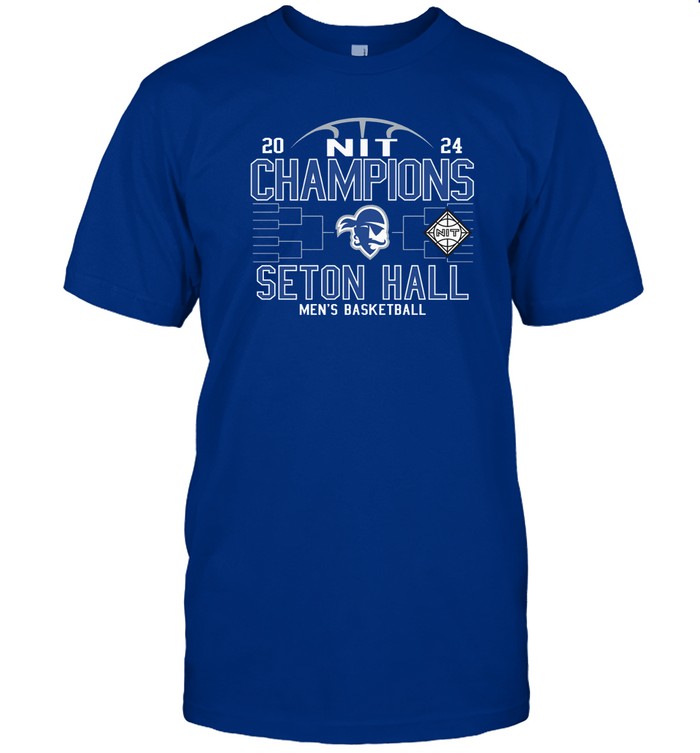 T-Shirt 2024 NIT Champions Seton Hall Basketball