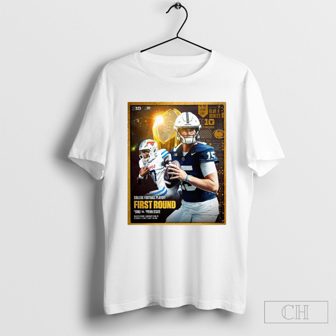 Smu Mustangs Vs Penn State Nittany Lions College Football Playoff First Round Beaver Stadium University Park Pa Dec 21 T Shirt Sweatshirt Cutom Poster