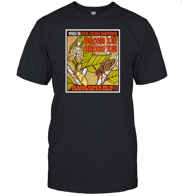 Fossilforager Witness The Dual Cicada Emergence Rare Once In A Lifetime Event Shirt