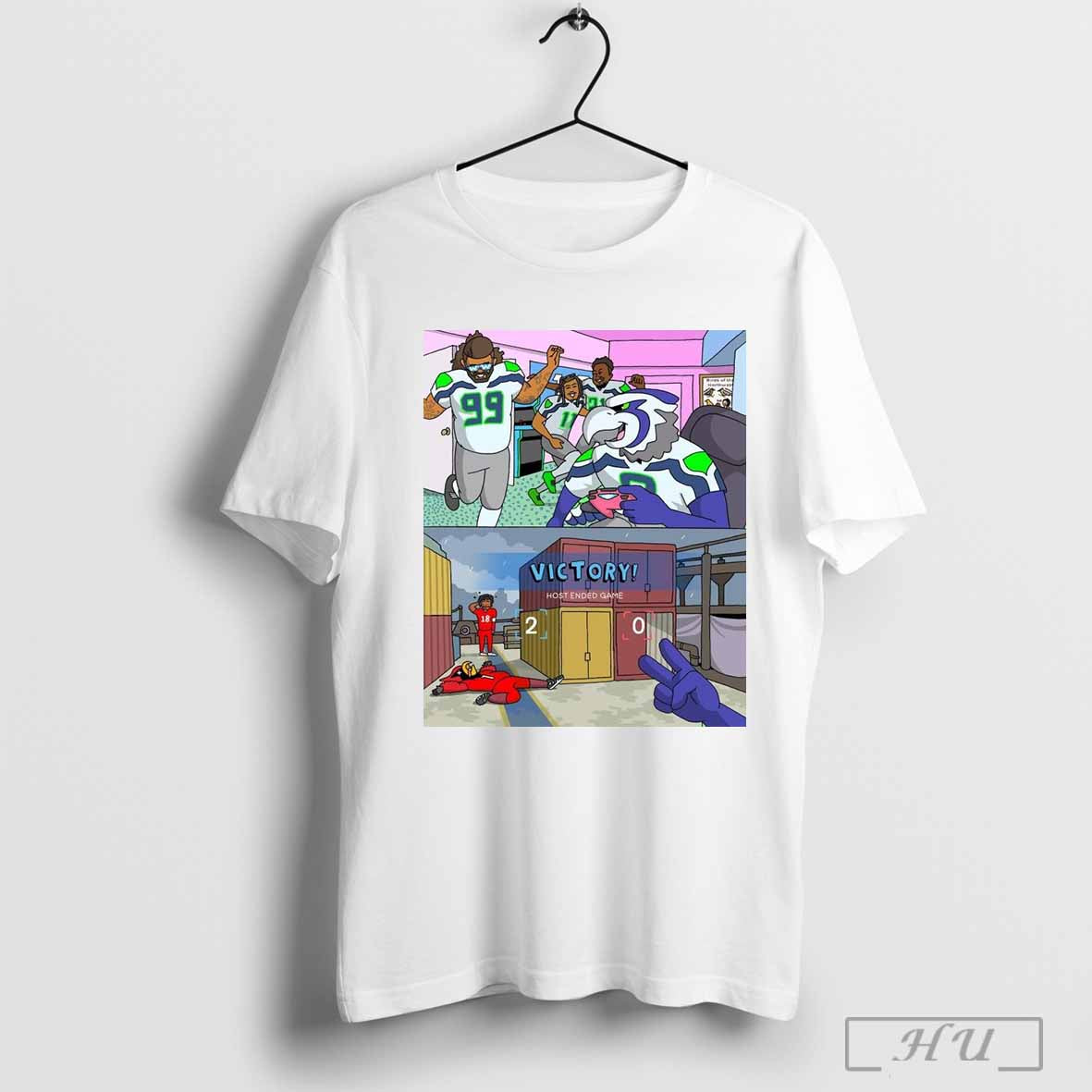 Seattle Seahawks Victory Host Ended Game Birds Of The Northwest Poster T Shirt