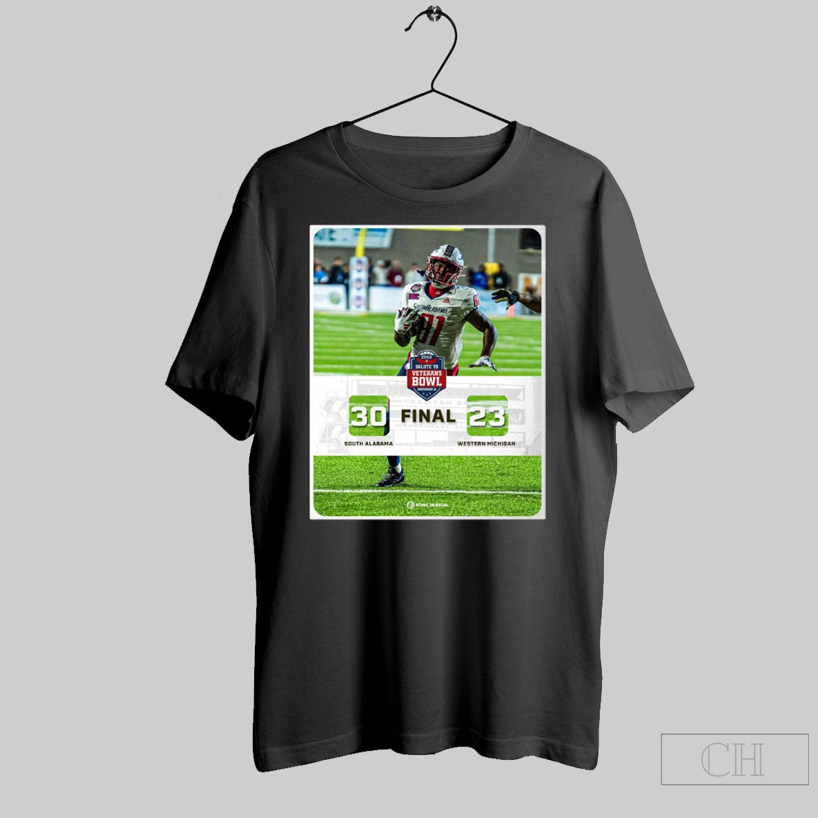 Salute To Veterans Bowl South Alabama 30 23 Western Michigan Final Score Dec 14 2024 Poster T Shirt