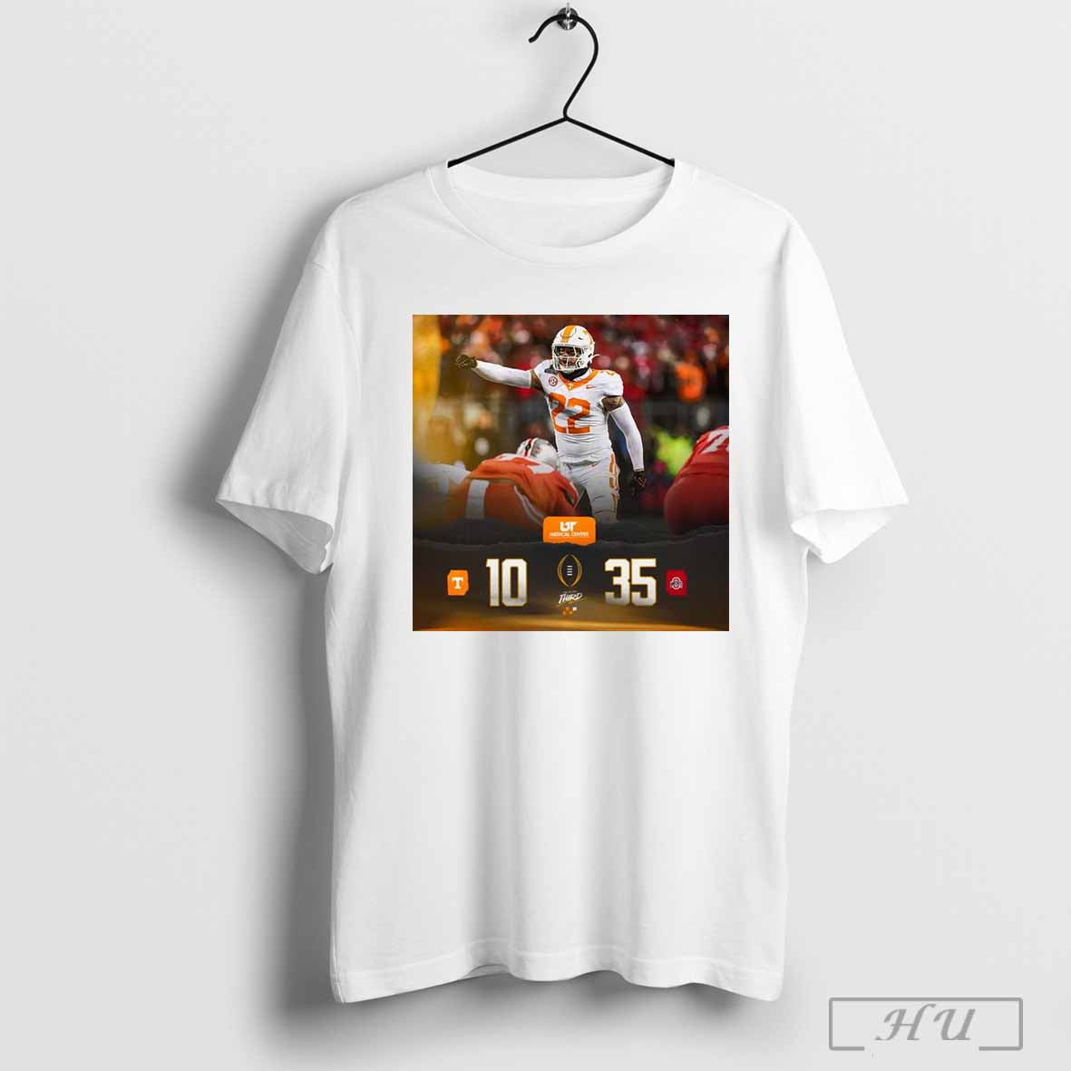 Tennessee Vols Vs Ohio State Buckeyes 10 35 End Of The Third Medical Center Poster