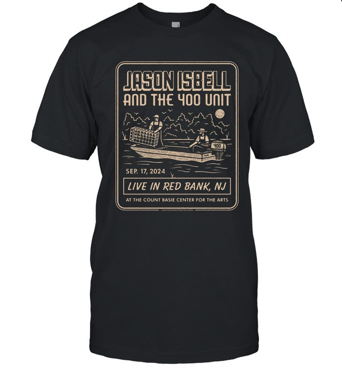 Jason Isbell and the 400 Unit at the Count Basie Center for The Arts Red Bank, NJ Sep 17 2024 T-shir