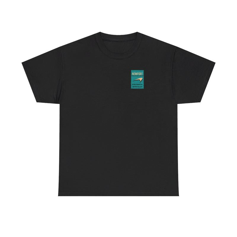 Vintage Newport Tee - Cotton Streetwear Shortsleeve