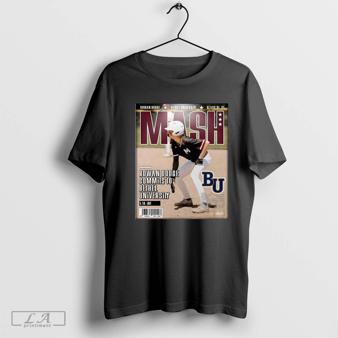 Smash Baseball Rowan Dodge Commits To Bethel University Class Of Ã¢â‚¬â„¢25 Poster t-shirt