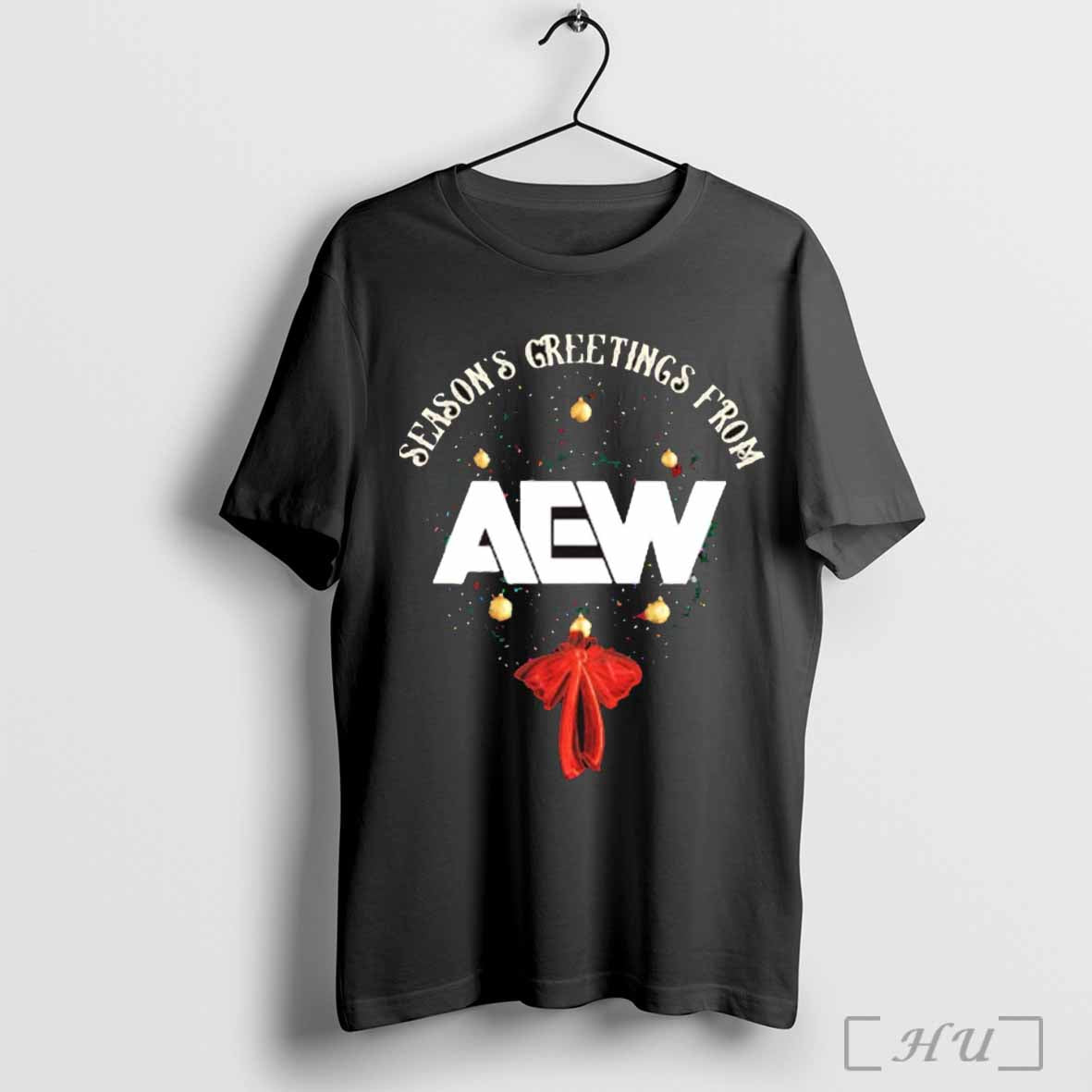Seasonâ€™s Greetings from AEW Christmas 2024 T-shirt