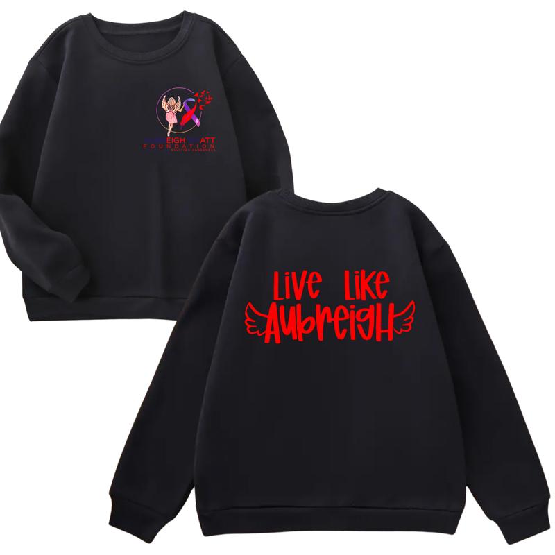 Aubreigh Wyatt Hoodie, Live Like Aubreigh Double sided Sweater, Womenswear Hoodie & Sweaters,Gift For Women,Live Like Aubreigh Sweatshirt