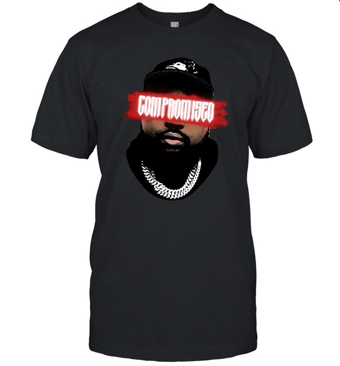 Shirt DJ Akademiks Compromised Black_1