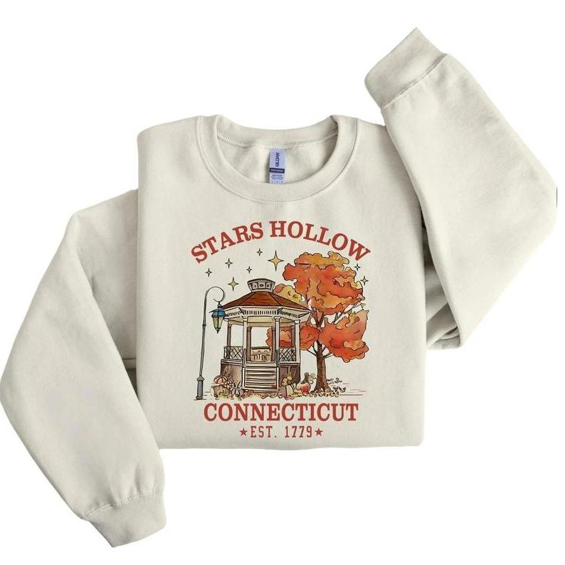 Star's Hollow Luke's Sweatshirts - Shirt , Gilmore Girls Shirt, Autumn Festival Shirts, Connecticut EST. 1779 Tee, Stars Hollow Shirt, Halloween Gift, Gilmore Girls Shirt, For Men, For Women, Classic Fashion Cotton Underwear Shirt Hoodie Sweaters