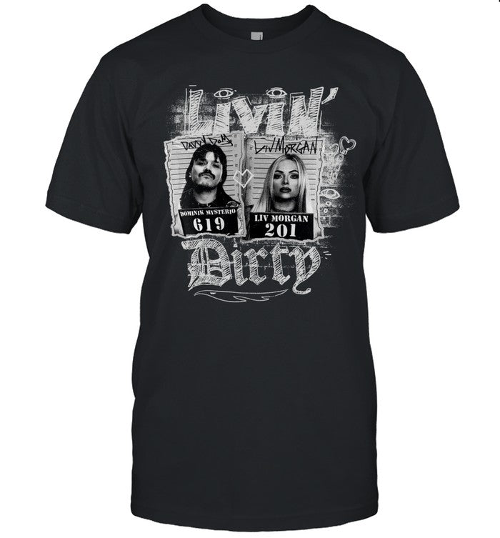 Dominik Mysterio & Liv Morgan Livin' Dirty T-Shirt