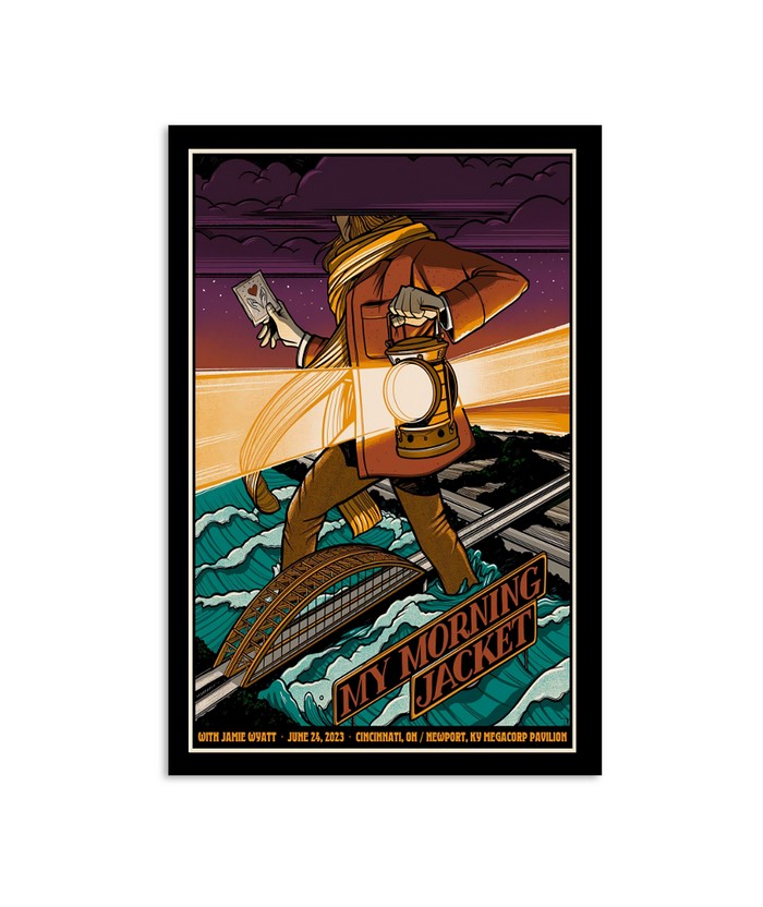 Limited My Morning Jacket Cincinnati Ohio Newport Kentucky Megacorp Pavilion June 24 2023 Poster