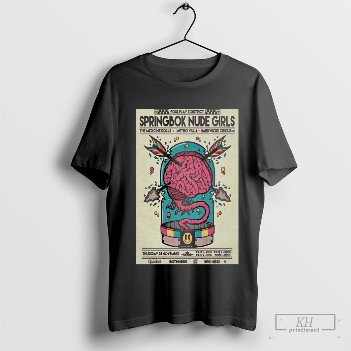 Springbok Nude Girls 11-28-2024 District Six Cape Town Poster shirt
