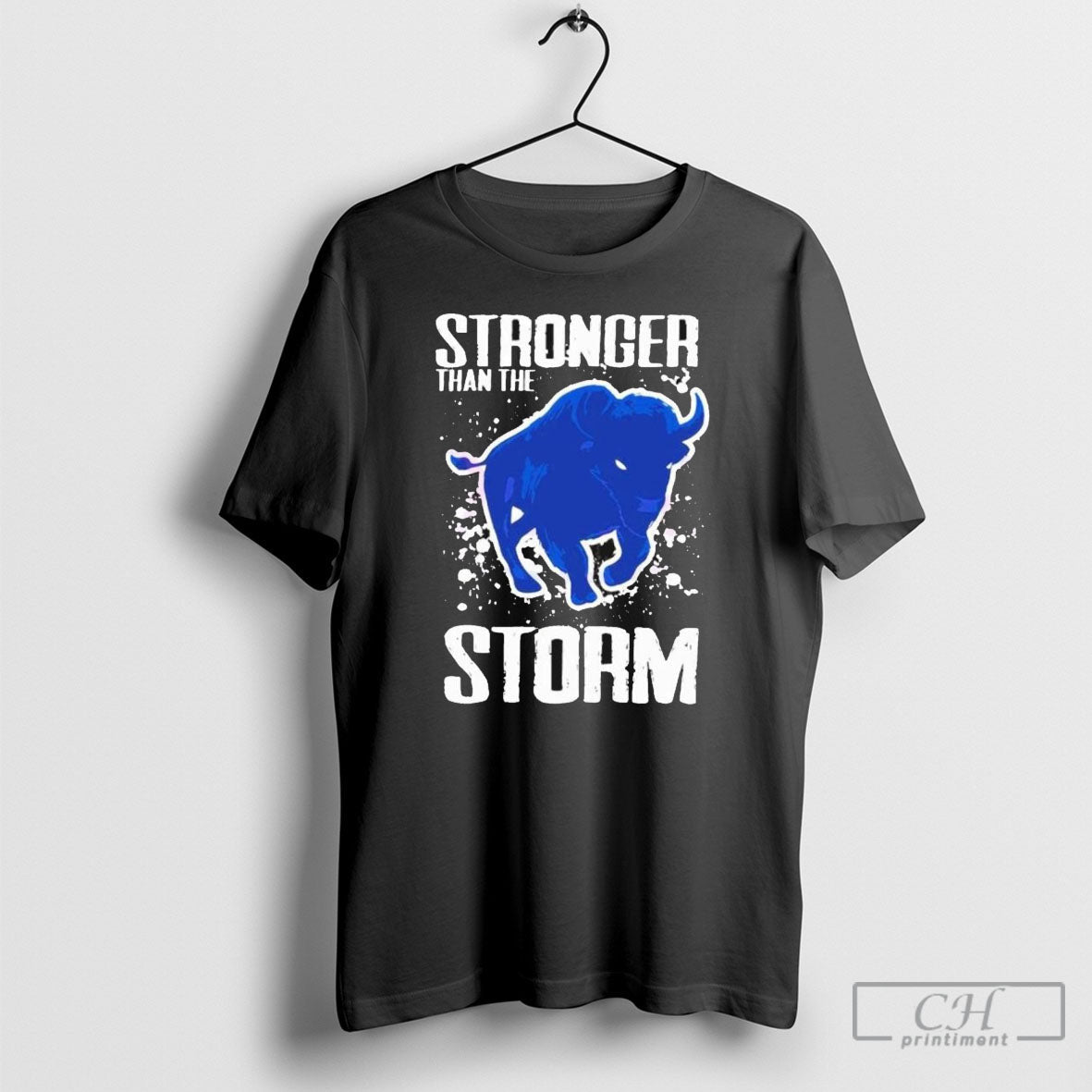 Stronger Than The Storm Buffalo Bills Football Mascot Shirt