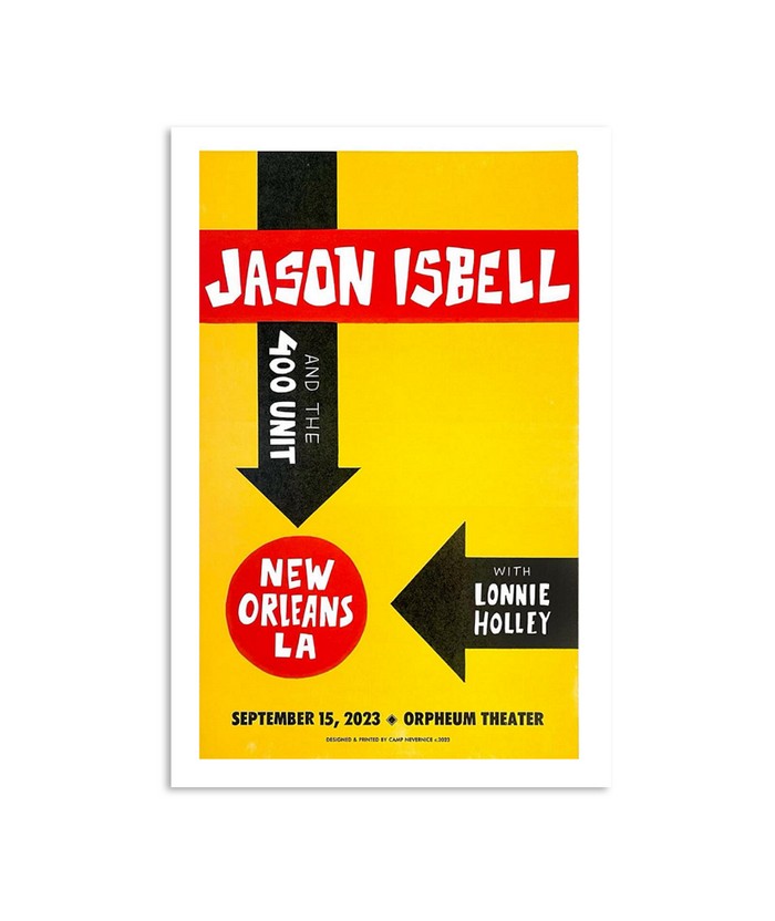 Jason Isbell And The 400 Unit Orpheum Theater In New Orleans, La For Sep 15, 2023 Poster