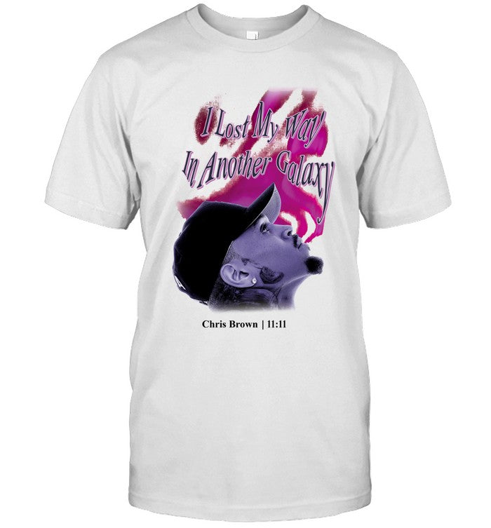 Limited Chris Brown Galaxy Aura Shirt
