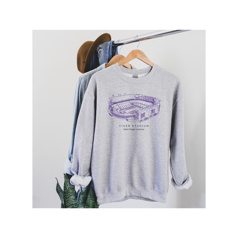 Football Sweatshirt, College Football Stadium Sweatshirt All Teams NCAA, Gifts For Football Fan Sport Classic
