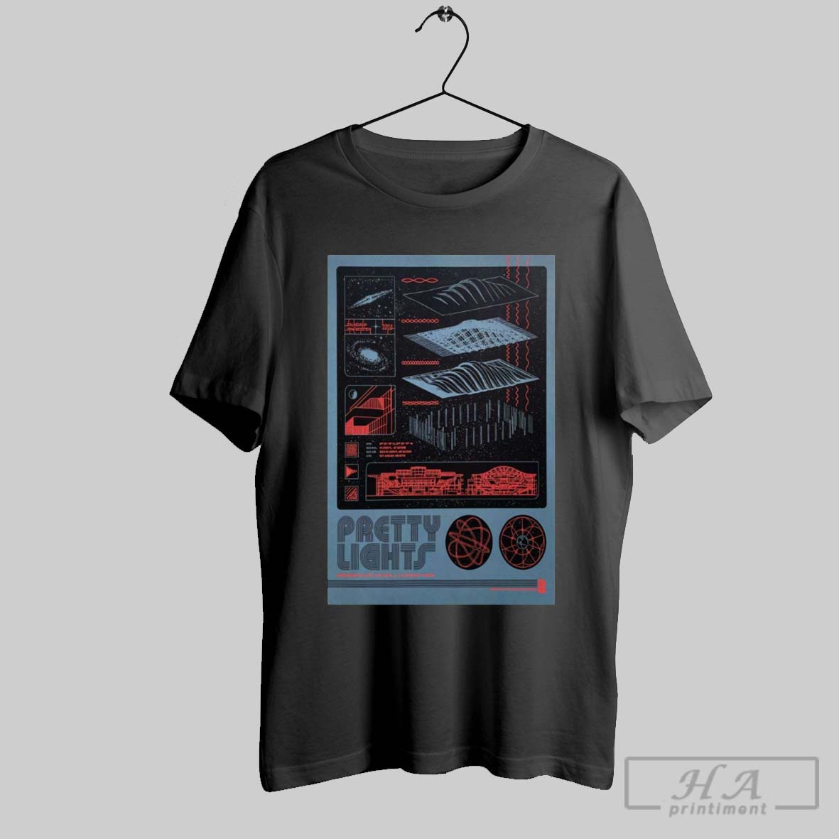 Pretty Lights December 30 31 2024 Wintrust Arena Chicago Il Show Poster T Shirt