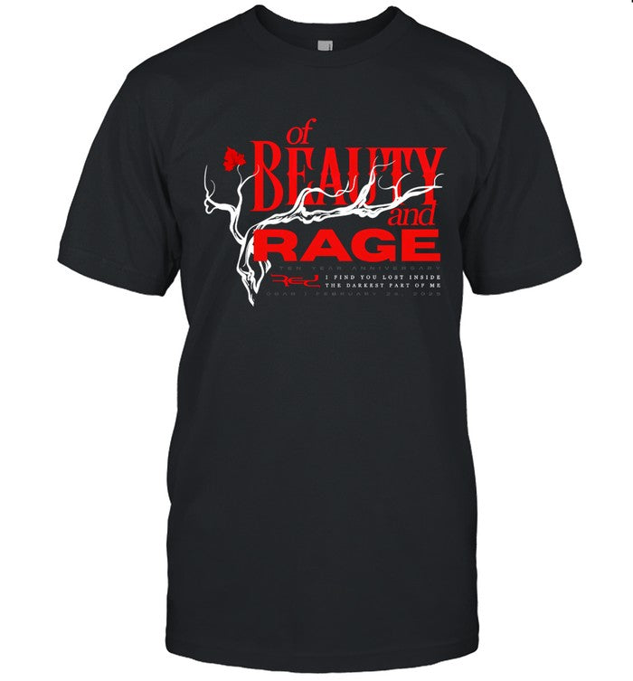 Red Of Beauty And Rage 10 Years T Shirt