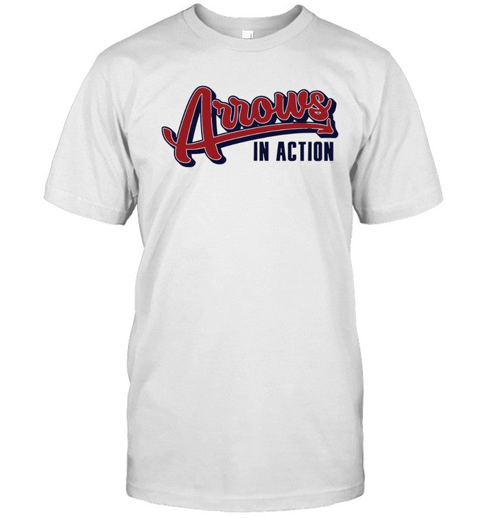 Arrows in action athletic shirt