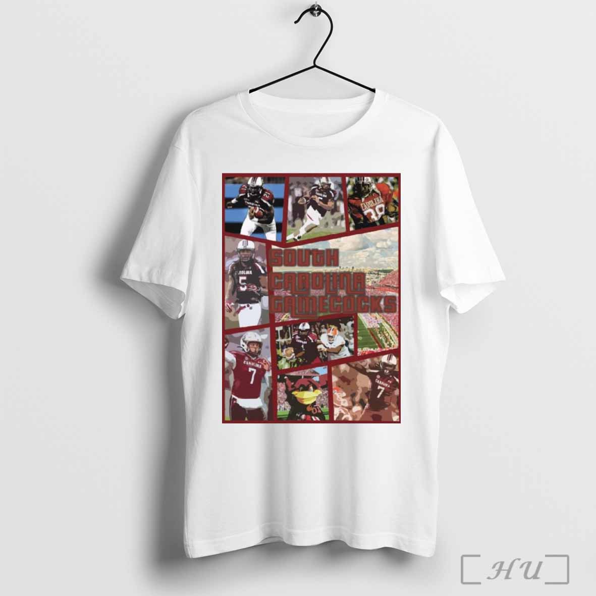 South Carolina Gamecocks Football Grand Theft Auto Themed Poster T-shirt