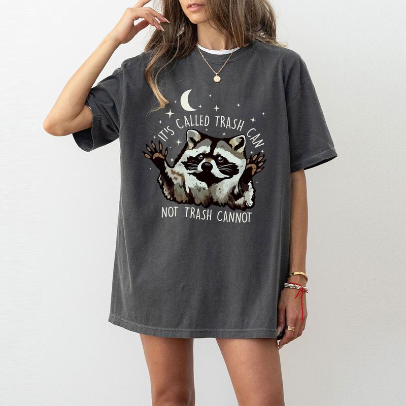 Raccoon Shirt Funny, Inspiration Tee, Motivational Tshirt, Gifts for Him Her, Raccoon Lover Shirt, Funny Raccoon T-Shirt, Animal Lover Gift, Meme T-Sh