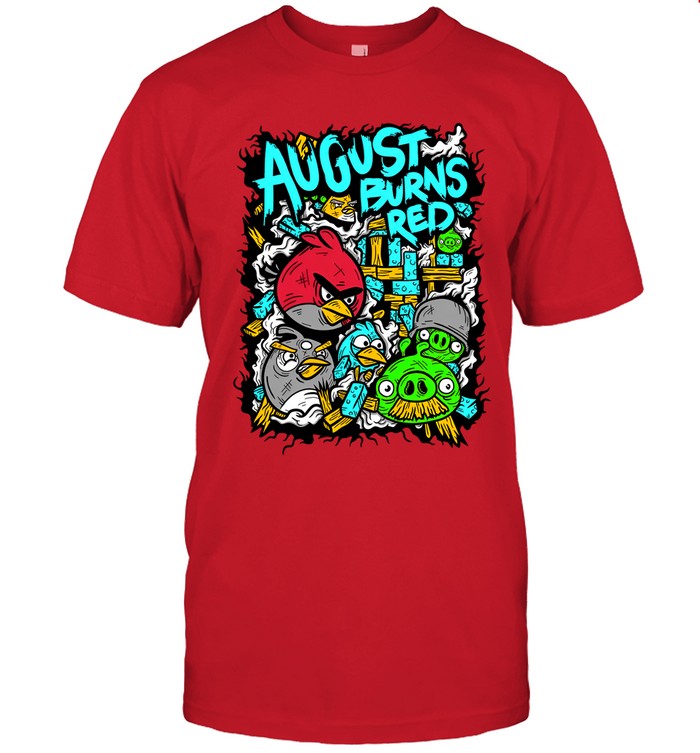 Limited August Burns Red Angry Birds Throwback T-Shirt