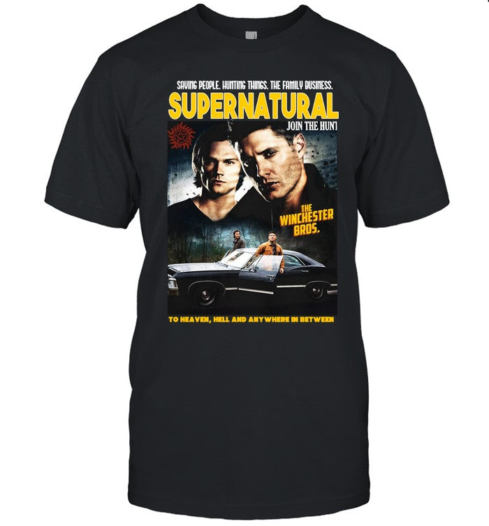 Supernatural TV Series Men's to Heaven T-shirt